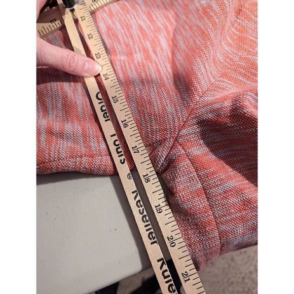 Cartonnier Women's Orange and Light Blue Printed Blazer Size Small - Picture 14 of 15